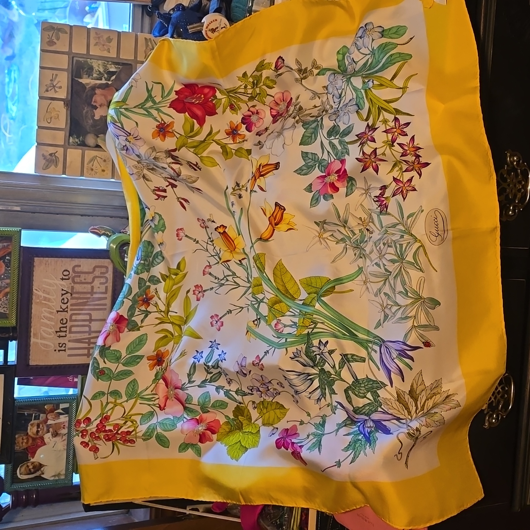 Gucci Flora Scarf 34 34